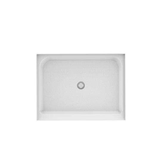 48'' x 36''  Acrylic Shower Base With Center Drain, Glossy Finish