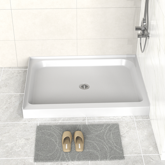 48'' x 36''  Acrylic Shower Base With Center Drain, Glossy Finish